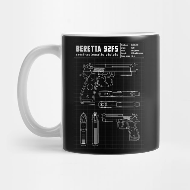 BARETTA 92FS by theanomalius_merch